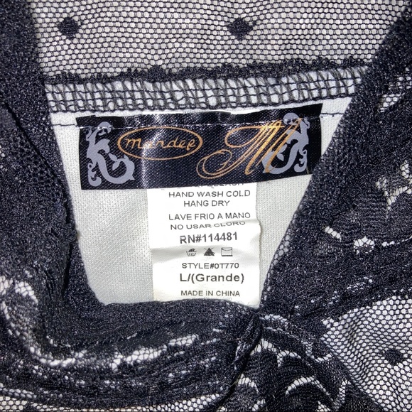 Black Lace women’s top size large - Picture 3 of 5